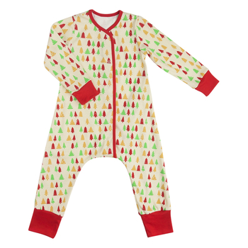 Пижама на кнопках "Елочки" ПНК-ЕЛ (размер 68) - Пижамы - Магазин детской одежды angrywolf.ru