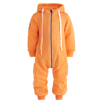 Комбинезон из футера "Оранжевый" ТКМ-ОРАНЖ1 (размер 80) - Комбинезоны от 0 до 3 лет - Магазин детской одежды angrywolf.ru